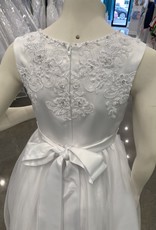 BEADED LACE BODICE DRESS