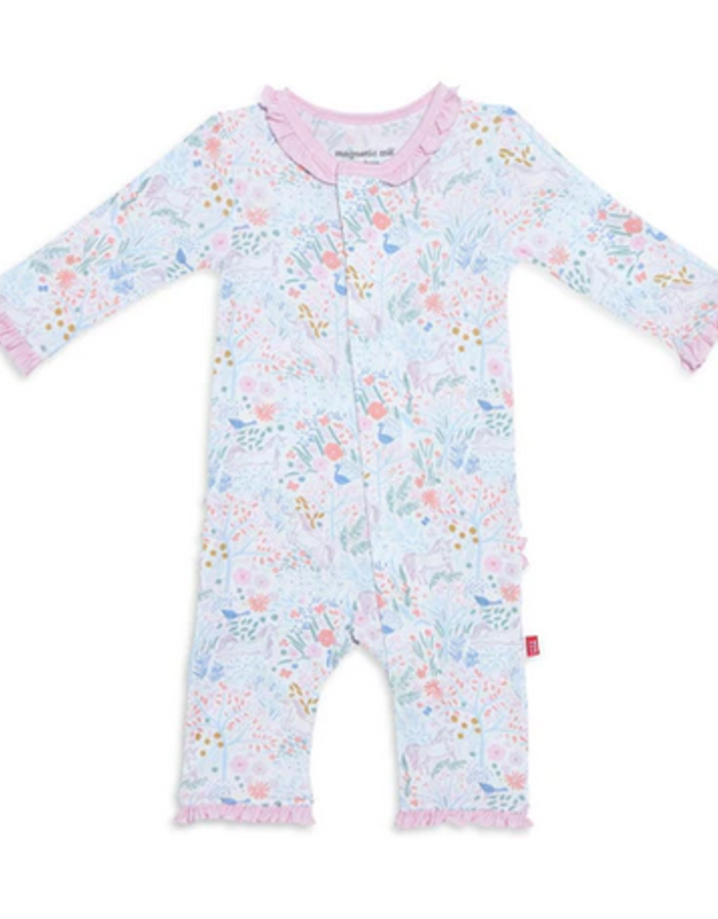 MAGNIFICENT BABY PIXIE PINES MODAL RUFFLE COVERALL