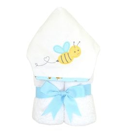 3 MARTHAS EVERYKID BUMBLE BEE TOWEL - BLUE