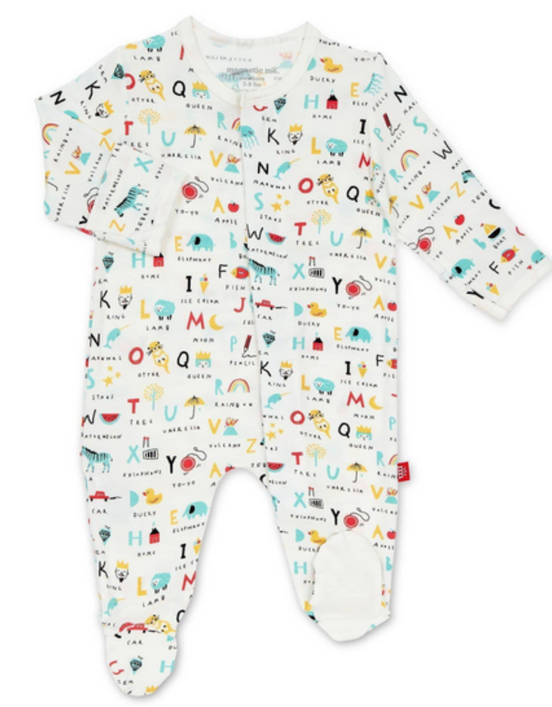 MAGNIFICENT BABY ABC LOVE MODAL FOOTIE