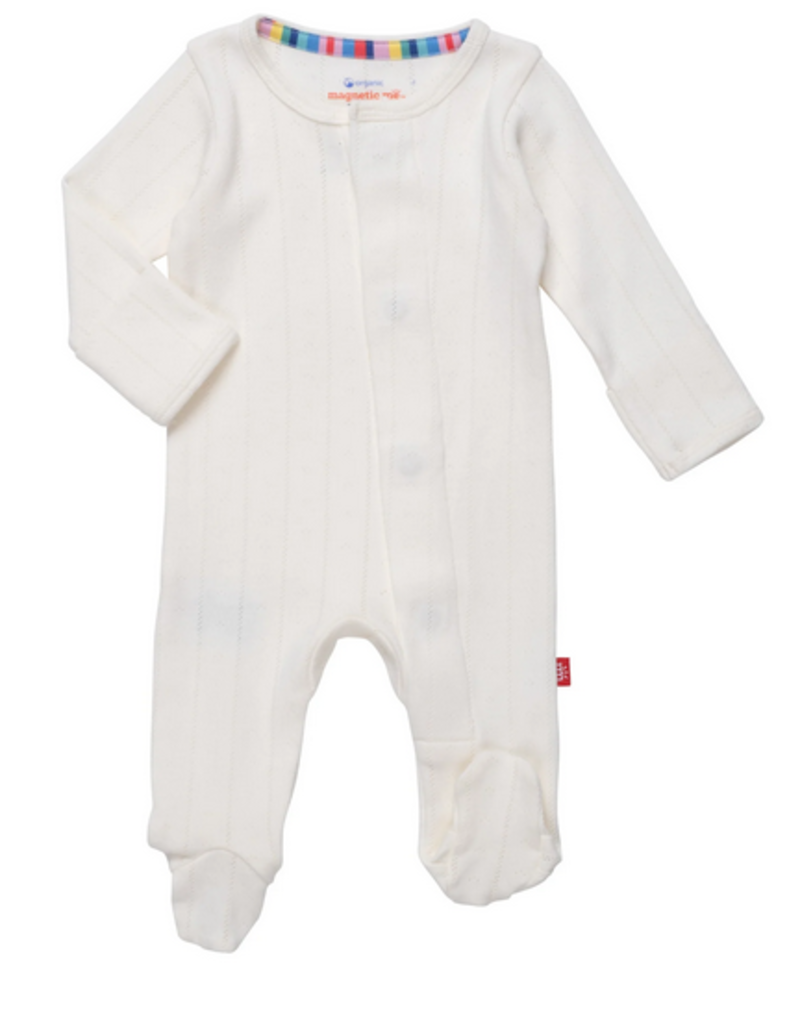 MAGNIFICENT BABY LOVE LINES POINTELLE FOOTIE