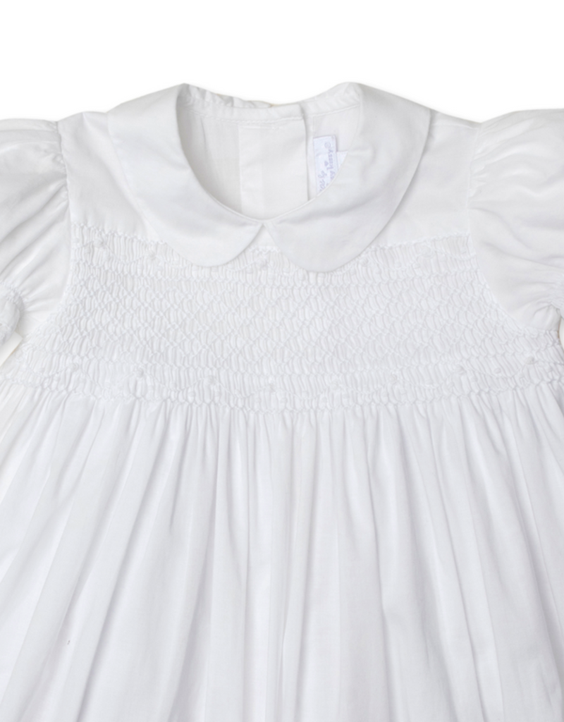 KISSY KISSY SILENE/BU S/S CHRISTENING GOWN W/HAT