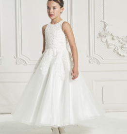 MACIS DESIGN HALTER NECKLINE BIG ALINE TULLE SKIRT DRESS
