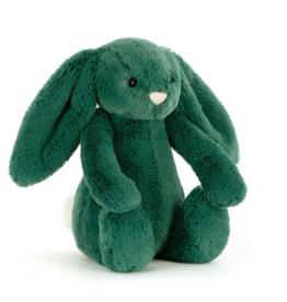 JELLYCAT INC BASHFUL XMAS BUNNY - TEAL