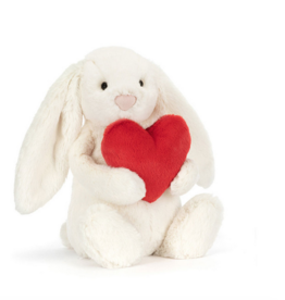 JELLYCAT INC BASHFUL LOVE HEART BUNNY