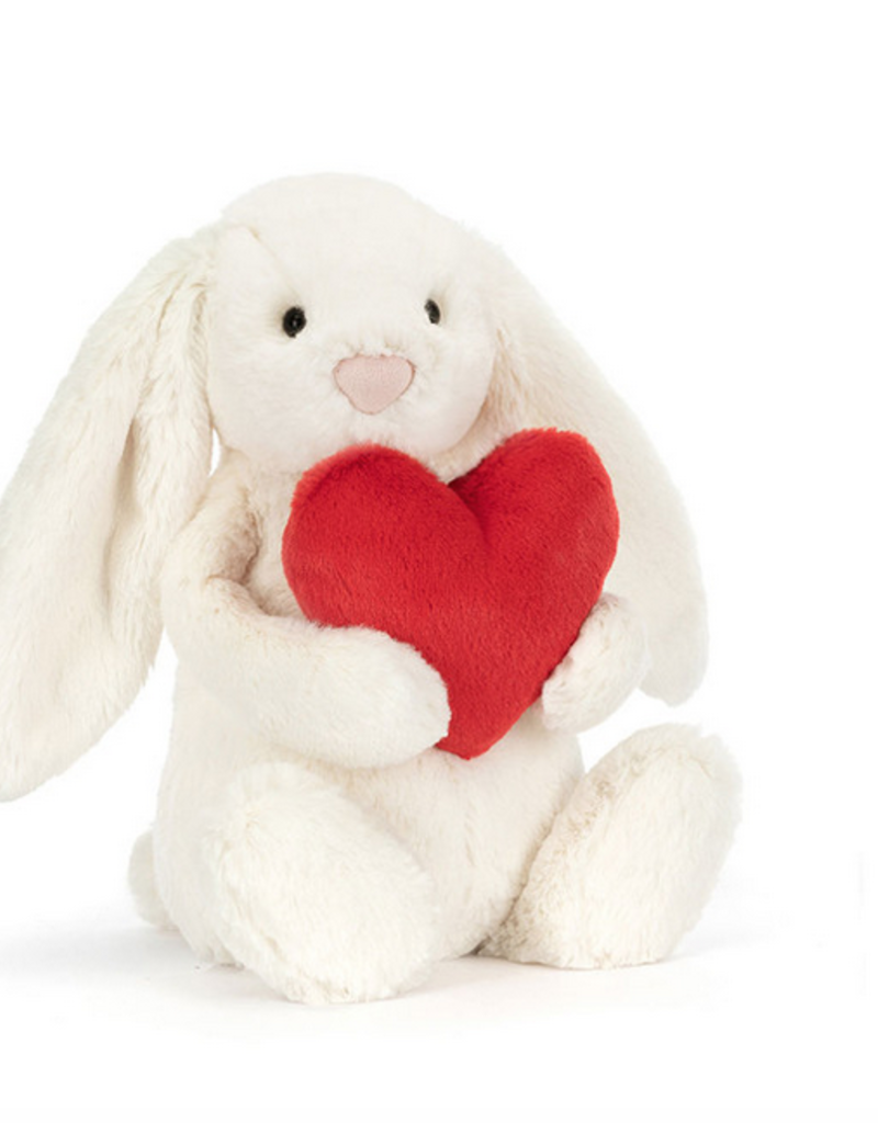 JELLYCAT INC BASHFUL LOVE HEART BUNNY