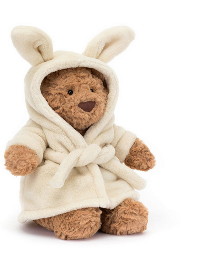 JELLYCAT INC BARTHOLOMEW BEAR W/BATHROBE