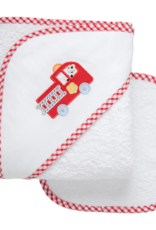 3 MARTHAS EVERYKID FIRETRUCK TOWEL W/WASHCLOTH