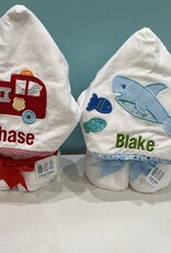 3 MARTHAS EVERYKID FIRETRUCK TOWEL W/WASHCLOTH