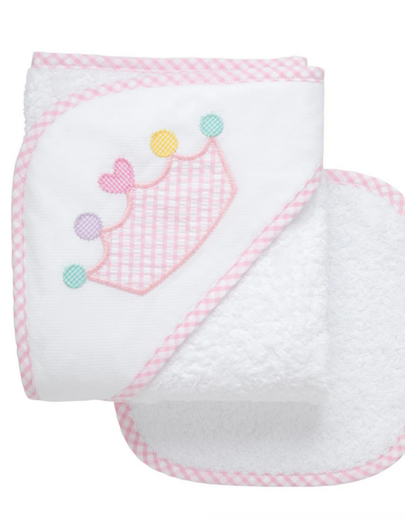 3 MARTHAS EVERYKID PRINCESS TOWEL W/WASHCLOTH