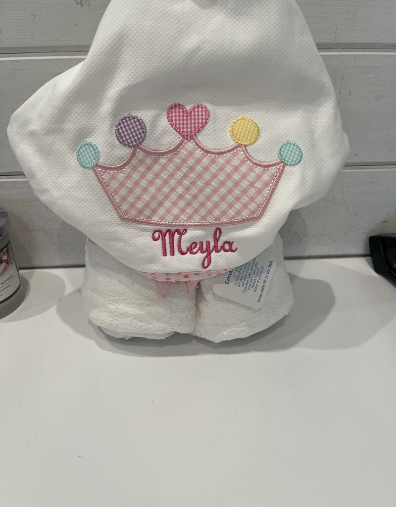 3 MARTHAS EVERYKID PRINCESS TOWEL W/WASHCLOTH