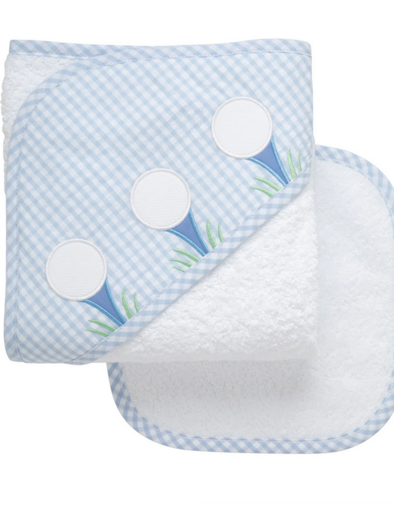 3 MARTHAS EVERYKID GOLF TOWEL W/WASHCLOTH