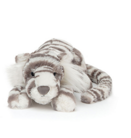 JELLYCAT INC SACHA SNOW TIGER