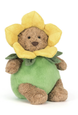 JELLYCAT INC BARTHOLOMEW BEAR W/DAFFODIL OUTFIT