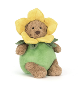 JELLYCAT INC BARTHOLOMEW BEAR W/DAFFODIL OUTFIT