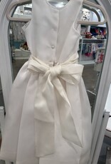 SUSANNE LIVELY SATIN SILK ORGANZA DRESS W/BUCKLE