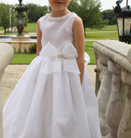 SUSANNE LIVELY SILK ORGANZA DRESS W/BEADS