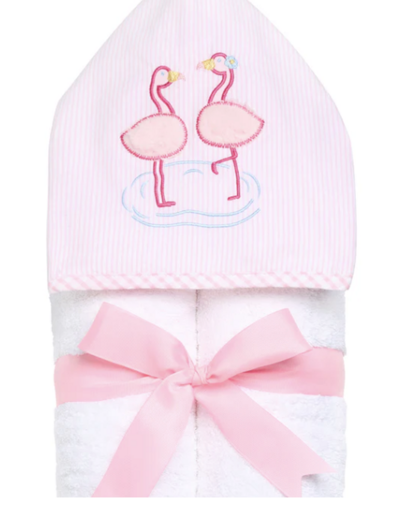 3 MARTHAS EVERYKID FLAMINGO TOWEL