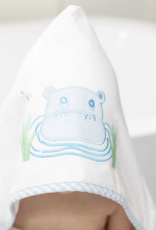 3 MARTHAS EVERYKID HIPPO TOWEL BLUE