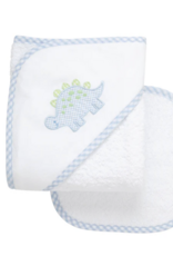 3 MARTHAS BLUE EVERYKID DINO TOWEL W/WASHCLOTH