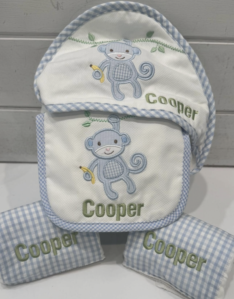 3 MARTHAS EVERYKID MONKEY TOWEL