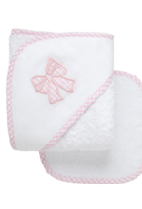3 MARTHAS EVERYKID BOW TOWEL W/WASHCLOTH
