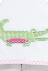 3 MARTHAS PINK EVERYKID ALLIGATOR TOWEL