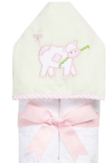 3 MARTHAS PINK  EVERYKID COW TOWEL