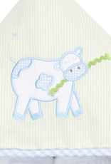 3 MARTHAS BLUE EVERYKID COW TOWEL