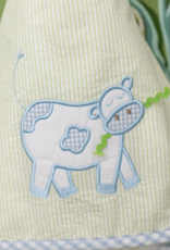 3 MARTHAS BLUE EVERYKID COW TOWEL
