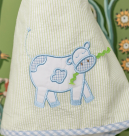3 MARTHAS BLU EVERYKID COW TOWEL
