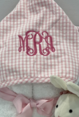 3 MARTHAS BLUE FABRIC EVERYKID SEERSUCKER BIG CHECK TOWEL