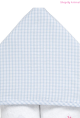 3 MARTHAS BLUE FABRIC EVERYKID SEERSUCKER BIG CHECK TOWEL