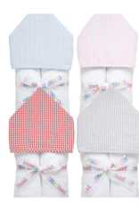 3 MARTHAS BLUE FABRIC EVERYKID SEERSUCKER BIG CHECK TOWEL