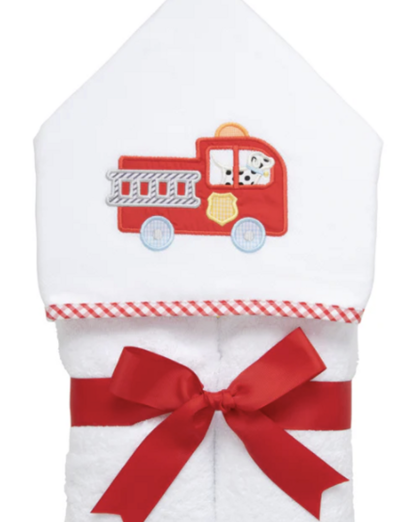 3 MARTHAS EVERYKID FIRETRUCK TOWEL