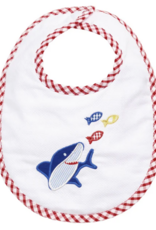 3 MARTHAS SHARK APPIQUE VELCRO BIB
