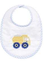 3 MARTHAS DUMP TRUCK APPIQUE VELCRO BIB