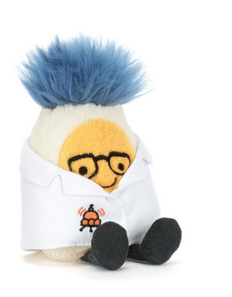JELLYCAT INC AMUSEABLES BOILED EGG SCIENTIST OUTFIT