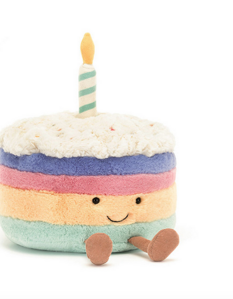 JELLYCAT INC AMUSABLE RAINBOW BDAY CAKE