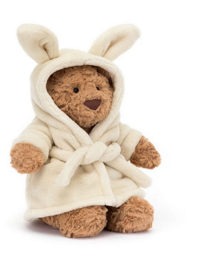 JELLYCAT INC BARTHOLOMEW BEAR W/BATHROBE