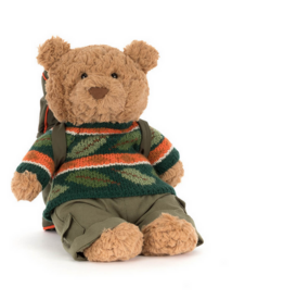 JELLYCAT INC BARTHOLOLMEW BEAR HIKING OUTFIT