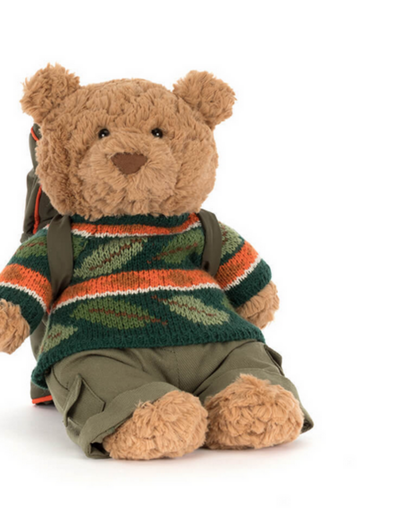JELLYCAT INC BARTHOLOLMEW BEAR HIKING OUTFIT