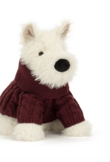 JELLYCAT INC MUNRO SCOTTIE DOG WINTER JUMPER