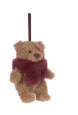 JELLYCAT INC BARTHOLOLMEW BEAR WINTER WARMER DECORATION