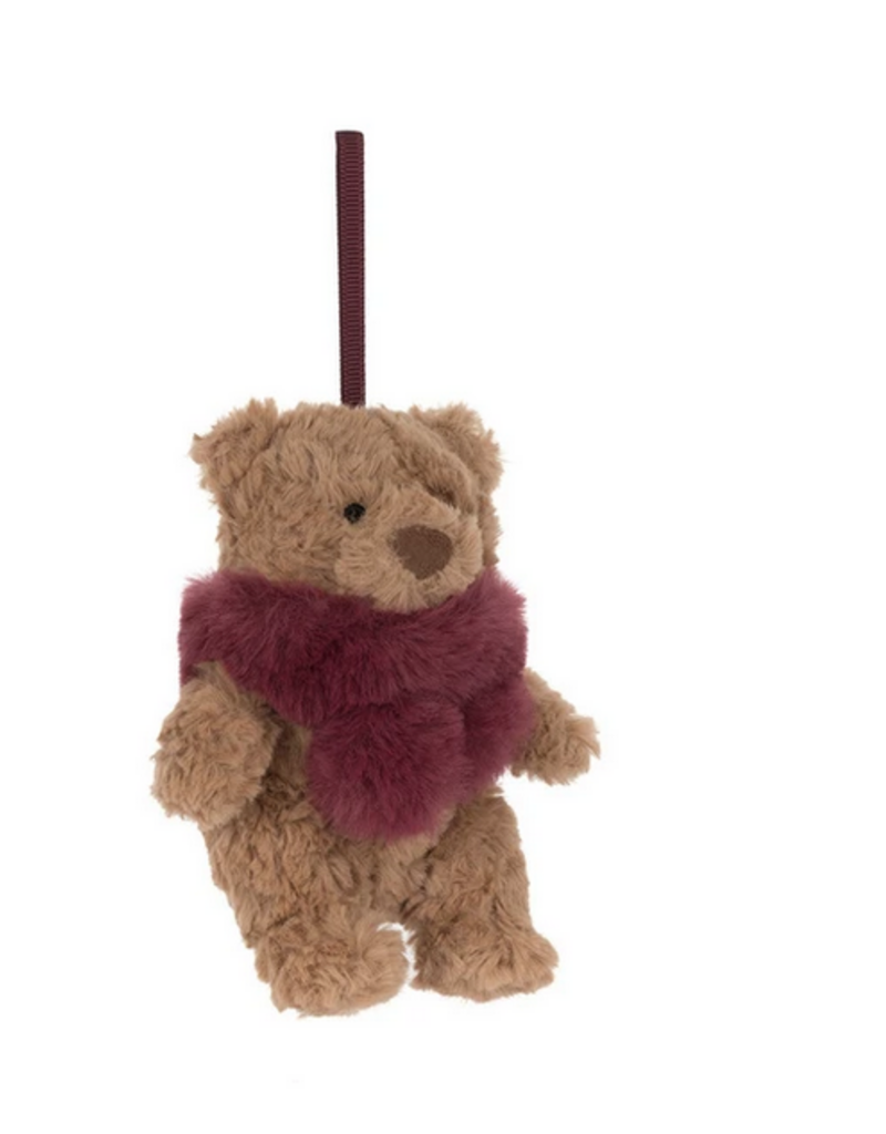 JELLYCAT INC BARTHOLOLMEW BEAR WINTER WARMER DECORATION