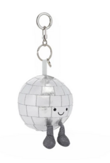 JELLYCAT INC AMUSEABLES DISCO BALL KEY CHAIN BAG CHARM