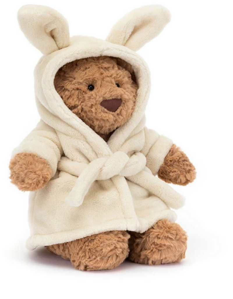 JELLYCAT INC BARTHOLOMEW BEAR W/BATHROBE
