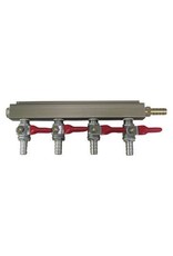 GAS MANIFOLD 4 WAY