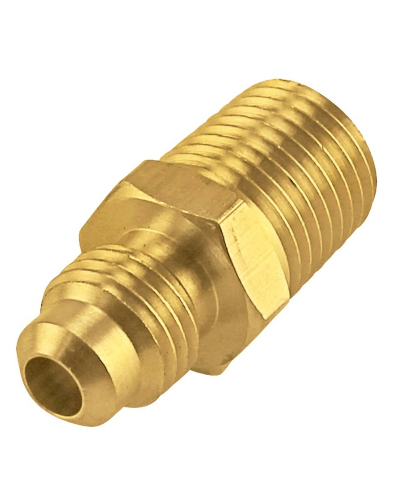 BRASS 1/4" MPTX1/4" MFL FITTING