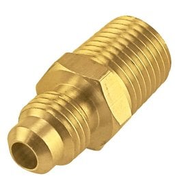 BRASS 1/4" MPTX1/4" MFL FITTING